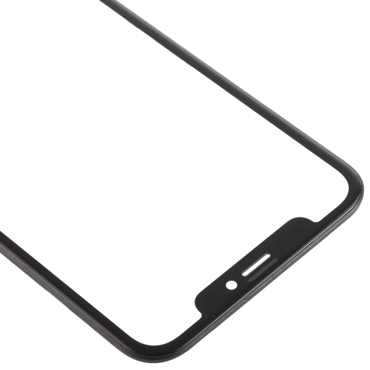 Front Screen Outer Glass Lens with Frame + OCA Optically Clear Adhesive for iPhone XR(Black)