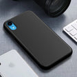 For iPhone XR Starry Series Shockproof  Straw Material + TPU Protective Case (Black) - More iPhone Cases by PMC TechLife | Online Shopping South Africa | PMC TechLife | Buy Now Pay Later Mobicred