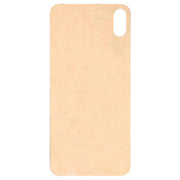 Easy Replacement Big Camera Hole Glass Back Battery Cover with Adhesive for iPhone XS(White)