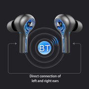 278 TWS External Noise Cancelling Touch Bluetooth Earphone with Charging Box, Support Three-screen Battery Display & Power Bank & Call & Voice Assistant(White)