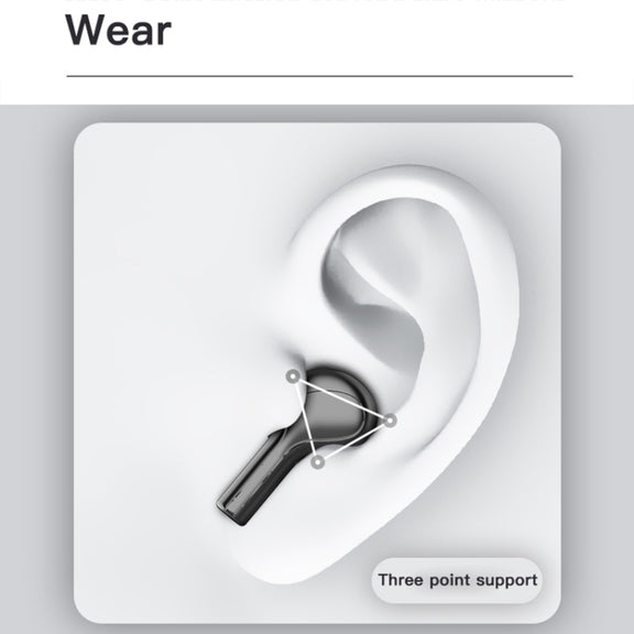 278 TWS External Noise Cancelling Touch Bluetooth Earphone with Charging Box, Support LED Power Digital Display & Breathing Lights & Call & Voice Assistant(Black)