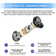 F9-6 TWS CVC8.0 Noise Cancelling Touch Bluetooth Earphone with Pull-out Cylindrical Charging Box, Support LED Power Digital Display & Call & Siri(Black)
