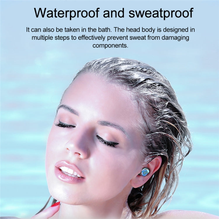 F9-9 TWS CVC8.0 Noise Cancelling Bluetooth Earphone with Charging Box, Support Touch Lighting Effect & Three-screen LED Power Display & Power Bank & Mobile Phone Holder & HD Call & Voice Assistant(Black)