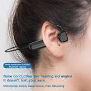 G1 Bluetooth 5.0 Wireless Ear-mounted Sports Bone Conduction Earphone (Black)