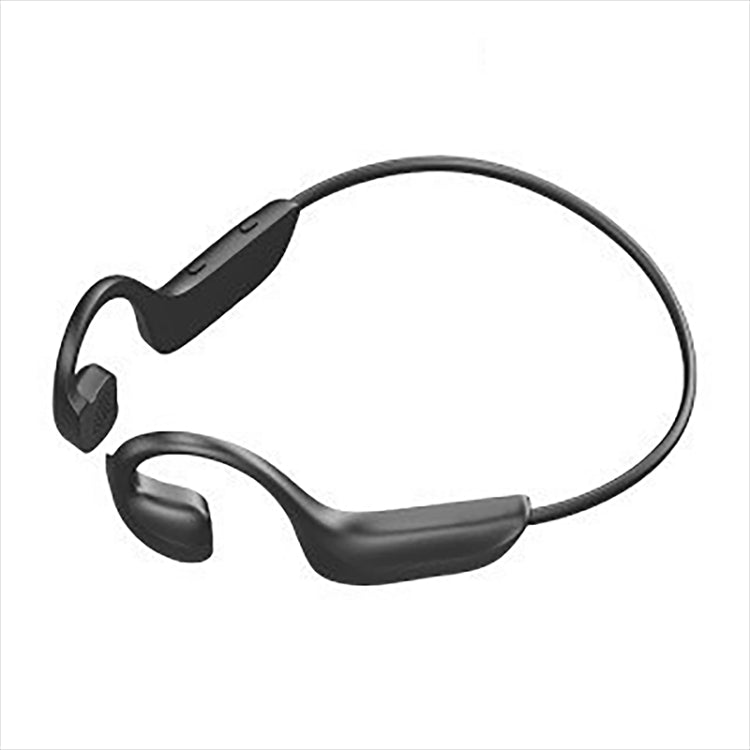 G100 Bluetooth 5.0 Wireless Ear-mounted Sports Water-resistant Bone Conduction Earphone (Black)
