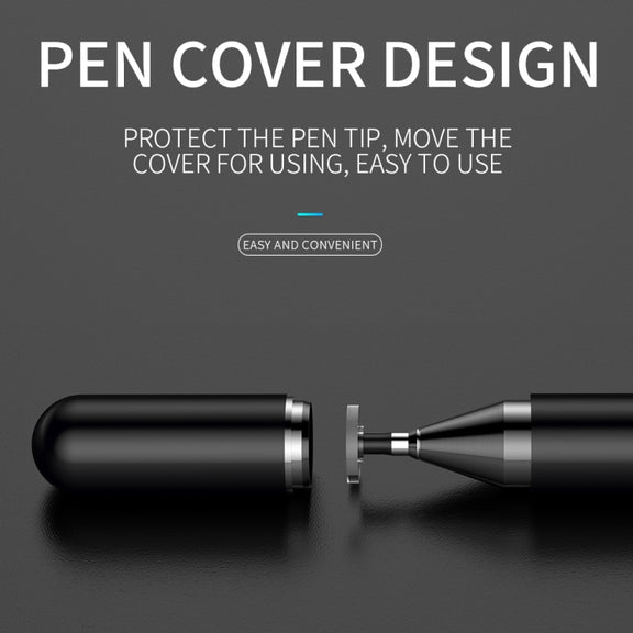 JOYROOM JR-BP560 Excellent Series Portable Universal Passive Disc Head Capacitive Pen with Replaceable Refill(Silver)