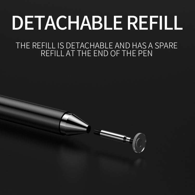 JOYROOM JR-BP560 Excellent Series Portable Universal Passive Disc Head Capacitive Pen with Replaceable Refill(White)