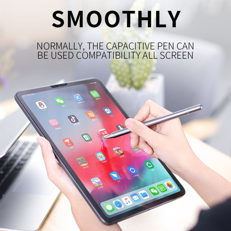 JOYROOM JR-BP560 Excellent Series Portable Universal Passive Disc Head Capacitive Pen with Replaceable Refill(White)