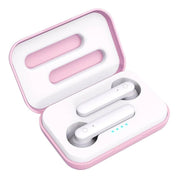 X26 TWS  Bluetooth 5.0 Wireless Touch Bluetooth Earphone with Magnetic Attraction Charging Box, Support Voice Assistant & Call(Pink)
