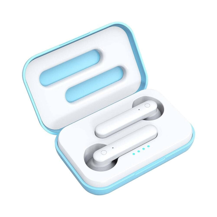 X26 TWS  Bluetooth 5.0 Wireless Touch Bluetooth Earphone with Magnetic Attraction Charging Box, Support Voice Assistant & Call(Blue)