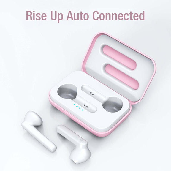 X26 TWS  Bluetooth 5.0 Wireless Touch Bluetooth Earphone with Magnetic Attraction Charging Box, Support Voice Assistant & Call(Blue)