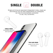 X26 TWS  Bluetooth 5.0 Wireless Touch Bluetooth Earphone with Magnetic Attraction Charging Box, Support Voice Assistant & Call(Blue)