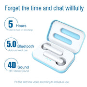 X26 TWS  Bluetooth 5.0 Wireless Touch Bluetooth Earphone with Magnetic Attraction Charging Box, Support Voice Assistant & Call(White)
