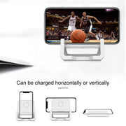 A918 10W Mobile Phone Vertical Wireless Quick Charger Holder(Black)