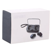 TI8S TWS Dazzling Wireless Stereo Bluetooth 5.0 Earphones with Charging Case(Black)