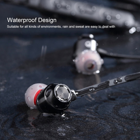 Bluetooth 5.1 Round Wire Neck-mounted Bluetooth Sports Earphone with Magnetic Function(Red)