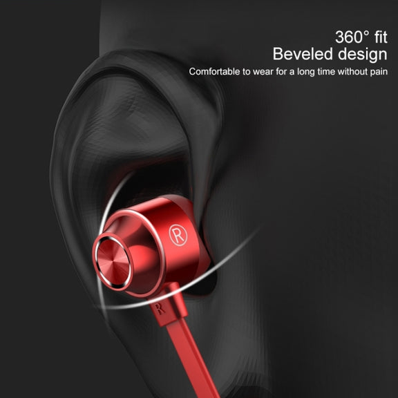 Bluetooth 5.1 Round Wire Neck-mounted Bluetooth Sports Earphone with Magnetic Function(White)