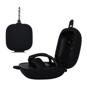 Solid Color Silicone Wireless Bluetooth Earphone Protective Case for Beats Powerbeats Pro(Black)