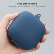 Solid Color Silicone Wireless Bluetooth Earphone Protective Case for Beats Powerbeats Pro(Light Purple)