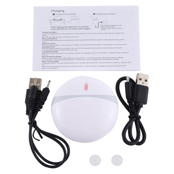 T12 TWS Ture Wireless Hi-Fi Stereo Bluetooth 5.0 Earphones with Charging Case