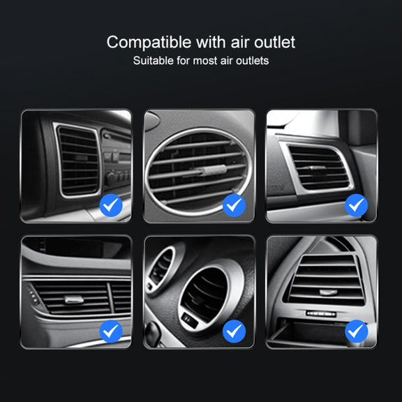 JJT-968 15W Max Output Magnetic Car Air Outlet Bracket Wireless Charger(Blue)