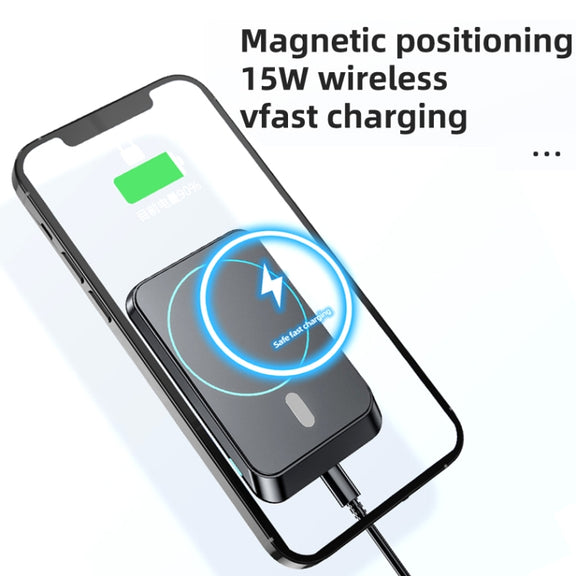 JJT-969 15W Max Output Magnetic Car Air Outlet Bracket Wireless Charger(White)