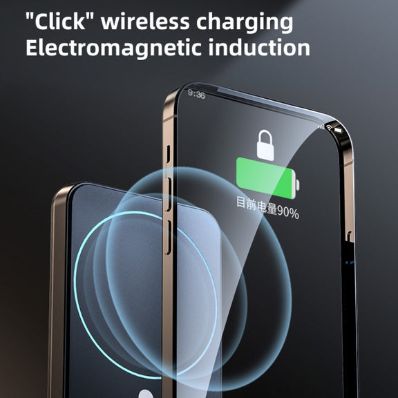 JJT-969 15W Max Output Magnetic Car Air Outlet Bracket Wireless Charger(Black)