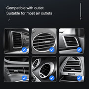 K10 15W Max Output Infrared Sensor Car Air Outlet Bracket Wireless Charger(Black)