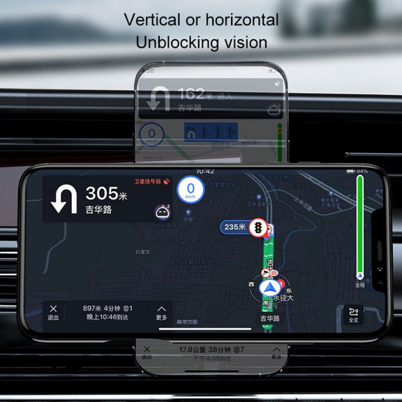 K07 15W Max Output Magnetic Car Air Outlet Bracket Wireless Charger(White)