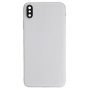 Battery Back Cover Assembly (with Side Keys & Speaker Ringer Buzzer & Motor & Camera Lens & Card Tray & Power Button + Volume Button + Charging Port + Signal Flex Cable & Wireless Charging Module) for iPhone XS(White)