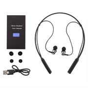 HT1 Magnetic In-Ear Wireless Bluetooth Stereo Headset(Black)