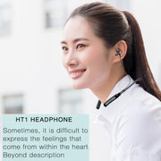 HT1 Magnetic In-Ear Wireless Bluetooth Stereo Headset(Black)