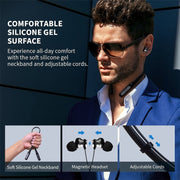 HT1 Magnetic In-Ear Wireless Bluetooth Stereo Headset(Black)