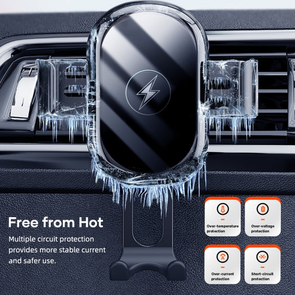 ROCK W31 Car Gravity Wireless Charging Air Outlet Bracket