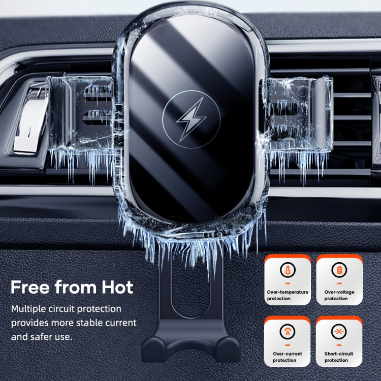 ROCK W31 Car Gravity Wireless Charging Air Outlet Bracket