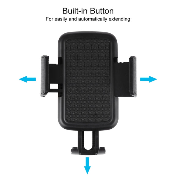 Universal Rotatable Adjustment Car Windshield Mobile Phone Holder with Suction Cup (Black)