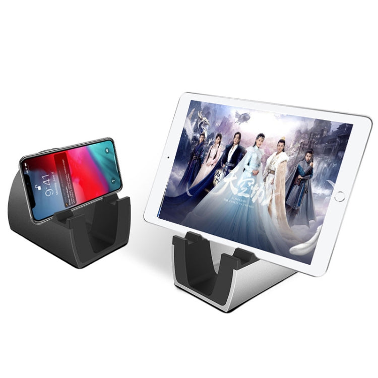 Metal Version Universal Mobile Phones Tablet PC Desktop Bracket Live Bracket(Black)