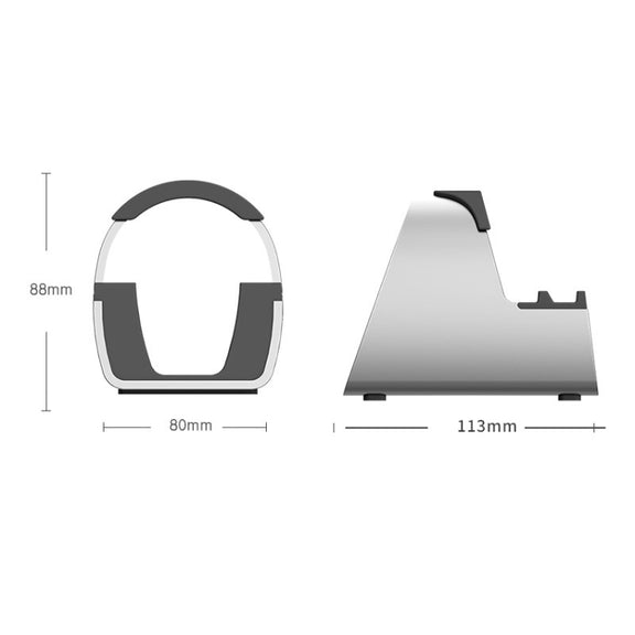 Metal Version Universal Mobile Phones Tablet PC Desktop Bracket Live Bracket(Black)