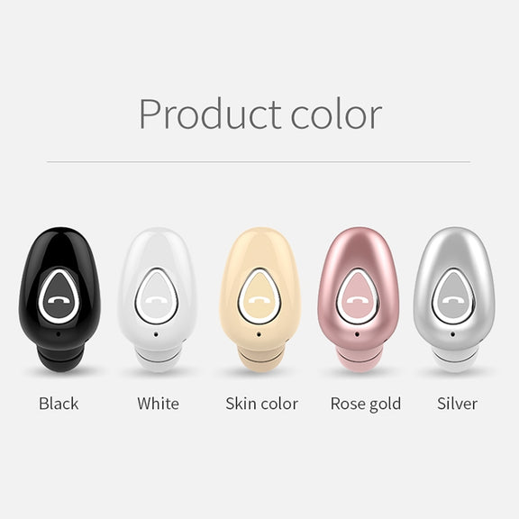 YX01 Sweatproof Bluetooth 4.1 Wireless Bluetooth Earphone, Support Memory Connection & HD Call (White)