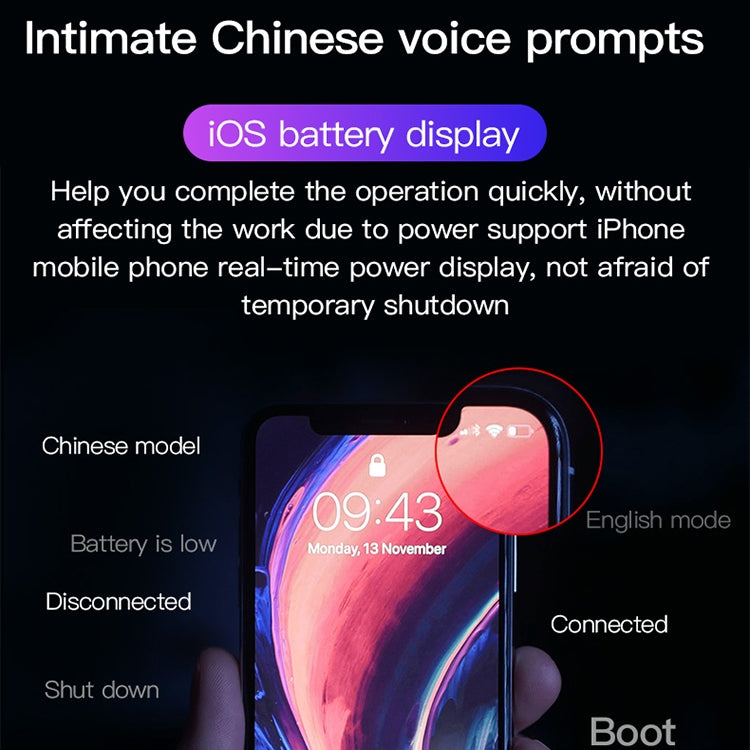 YX01 Sweatproof Bluetooth 4.1 Wireless Bluetooth Earphone with Charging Box, Support Memory Connection & HD Call(Black)