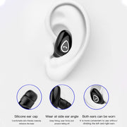 YX01 Sweatproof Bluetooth 4.1 Wireless Bluetooth Earphone with Charging Box, Support Memory Connection & HD Call(Rose Gold)