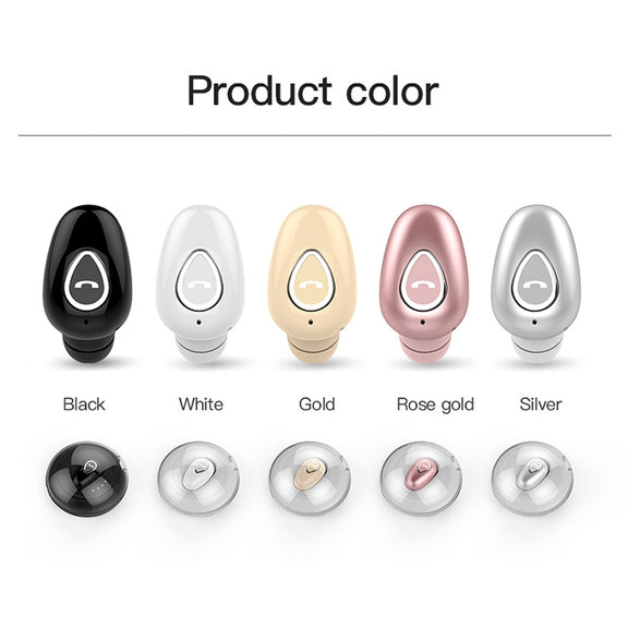 YX01 Sweatproof Bluetooth 4.1 Wireless Bluetooth Earphone with Charging Box, Support Memory Connection & HD Call(Silver)