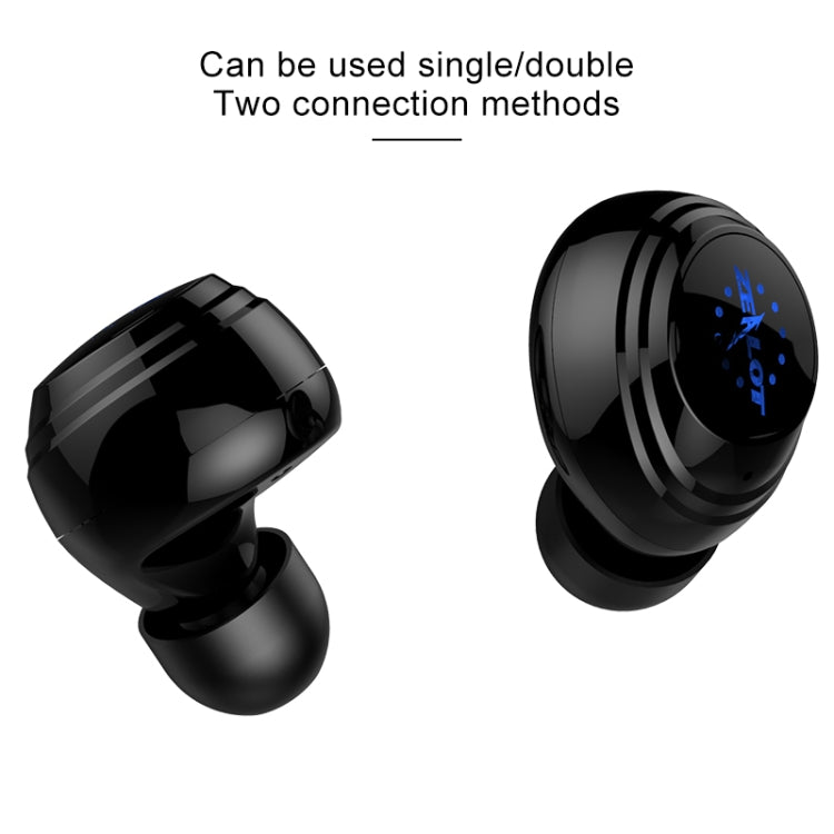 ZEALOT H19 TWS Bluetooth 5.0 Touch Wireless Bluetooth Earphone with Magnetic Charging Box, Support HD Call & Bluetooth Automatic Connection(Black)