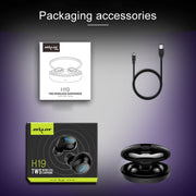 ZEALOT H19 TWS Bluetooth 5.0 Touch Wireless Bluetooth Earphone with Magnetic Charging Box, Support HD Call & Bluetooth Automatic Connection(Black)