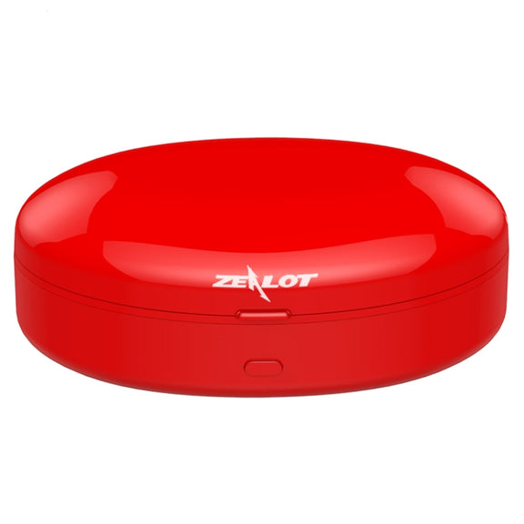 ZEALOT H19 TWS Bluetooth 5.0 Touch Wireless Bluetooth Earphone with Magnetic Charging Box, Support HD Call & Bluetooth Automatic Connection(Red)