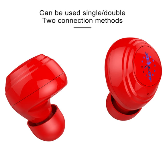 ZEALOT H19 TWS Bluetooth 5.0 Touch Wireless Bluetooth Earphone with Magnetic Charging Box, Support HD Call & Bluetooth Automatic Connection(Red)