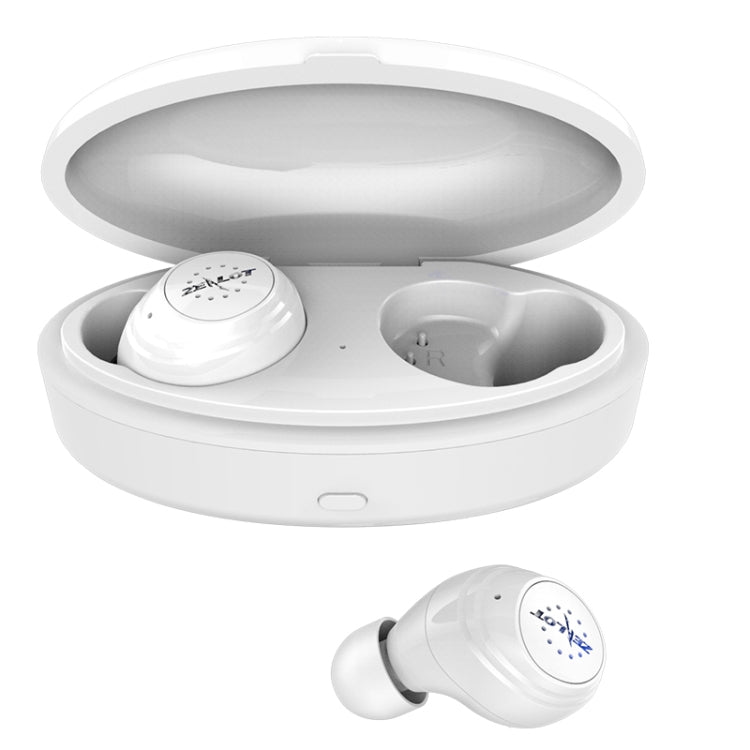 ZEALOT H19 TWS Bluetooth 5.0 Touch Wireless Bluetooth Earphone with Magnetic Charging Box, Support HD Call & Bluetooth Automatic Connection(White)