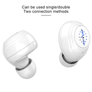 ZEALOT H19 TWS Bluetooth 5.0 Touch Wireless Bluetooth Earphone with Magnetic Charging Box, Support HD Call & Bluetooth Automatic Connection(White)
