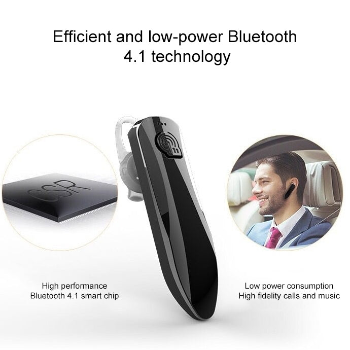 J10 Bluetooth 4.1 Universal Mini Wireless Sport Vehicle Stereo Music Bluetooth Headset(Gold)
