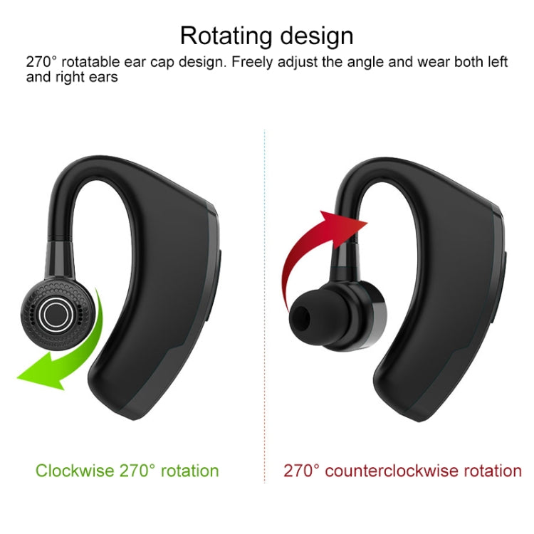 V10 Wireless Bluetooth V5.0 Sport Headphone without Charging Box, CSR Chip, Support Voice Reception&10 Minutes Fast Charging(Black)